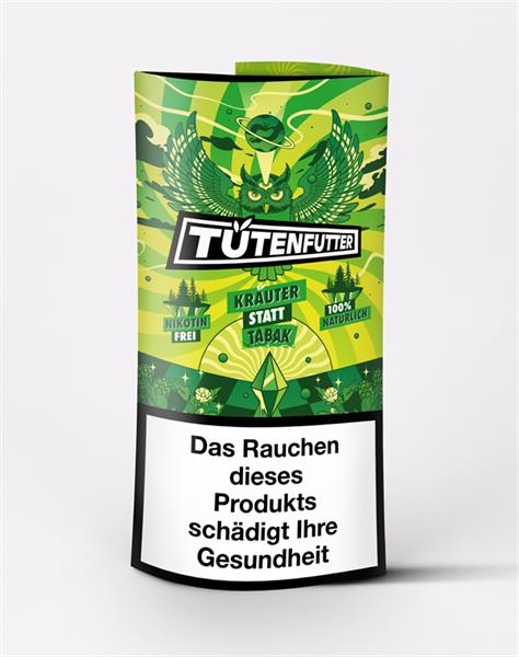 Tütenfutter GREEN Kräutermischung, nikotinfrei, 25g (E-KVP € 9,95)